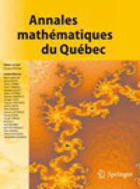 Annales Mathematiques Du Quebec雜志