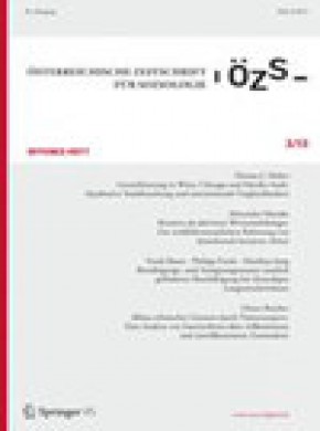 Osterreichische Zeitschrift Fuer Soziologie雜志