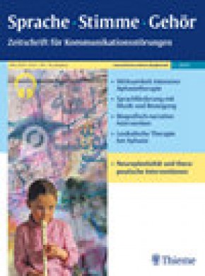 Sprache-stimme-gehor雜志