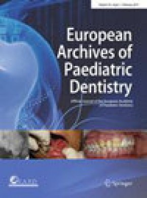 European Archives Of Paediatric Dentistry雜志