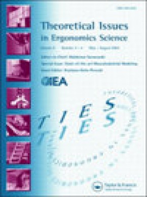 Theoretical Issues In Ergonomics Science雜志