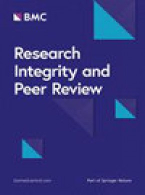 Research Integrity And Peer Review雜志