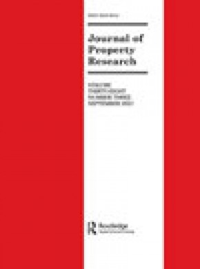 Journal Of Property Research雜志
