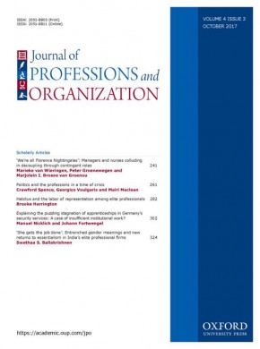 Journal Of Professions And Organization雜志