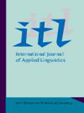 Itl-international Journal Of Applied Linguistics雜志
