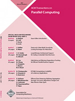 Acm Transactions On Parallel Computing雜志