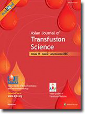 Asian Journal Of Transfusion Science雜志