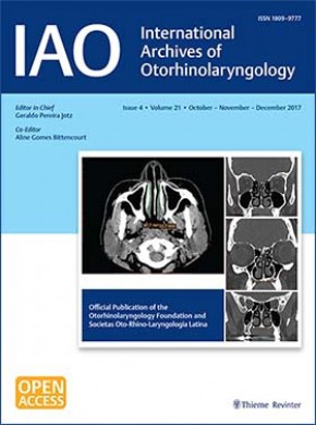 International Archives Of Otorhinolaryngology雜志
