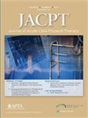 Journal Of Acute Care Physical Therapy雜志