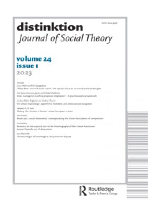Distinktion-journal Of Social Theory雜志