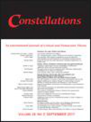 Constellations-an International Journal Of Critical And Democratic Theory雜志