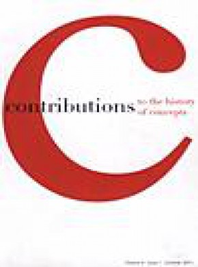 Contributions To The History Of Concepts雜志