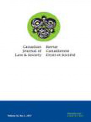 Canadian Journal Of Law And Society雜志
