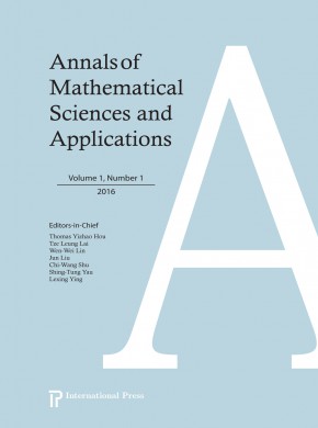 Annals Of Mathematical Sciences And Applications雜志