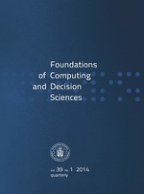 Foundations Of Computing And Decision Sciences雜志