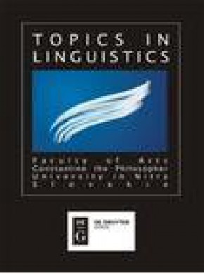 Topics In Linguistics雜志