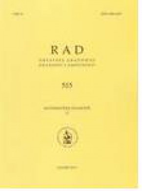 Rad Hrvatske Akademije Znanosti I Umjetnosti-matematicke Znanosti雜志