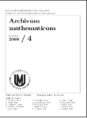 Archivum Mathematicum雜志