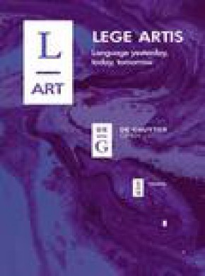 Lege Artis-language Yesterday Today Tomorrow雜志