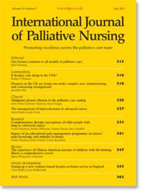 International Journal Of Palliative Nursing雜志