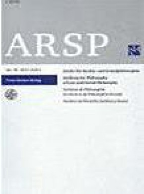 Archiv Fur Rechts- Und Sozialphilosophie雜志