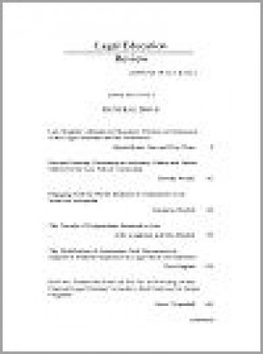 Legal Education Review雜志