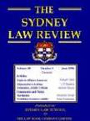 Sydney Law Review雜志