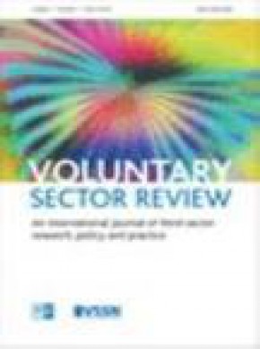 Voluntary Sector Review雜志