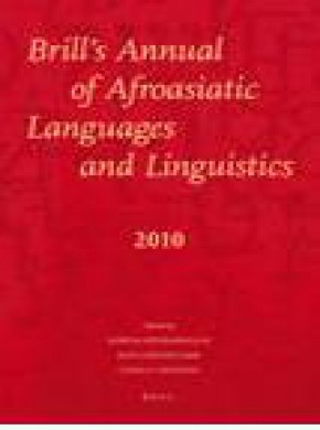 Brills Annual Of Afroasiatic Languages And Linguistics雜志