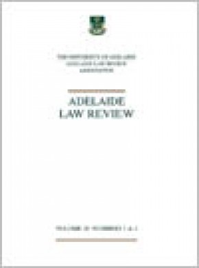 Adelaide Law Review雜志