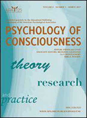 Psychology Of Consciousness-theory Research And Practice雜志