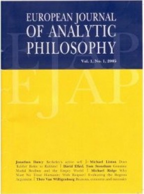 European Journal Of Analytic Philosophy雜志