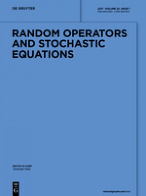 Random Operators And Stochastic Equations雜志