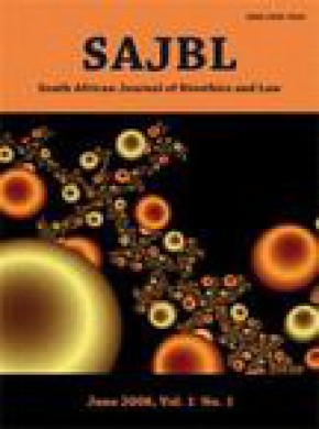 South African Journal Of Bioethics And Law雜志
