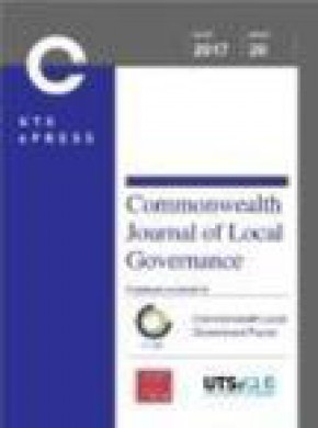 Commonwealth Journal Of Local Governance雜志