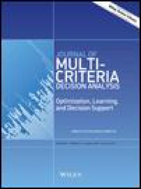 Journal Of Multi-criteria Decision Analysis雜志