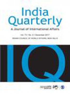 India Quarterly-a Journal Of International Affairs雜志