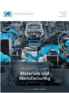 Sae International Journal Of Materials And Manufacturing雜志