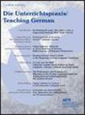 Unterrichtspraxis-teaching German雜志