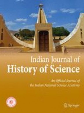 Indian Journal Of History Of Science雜志