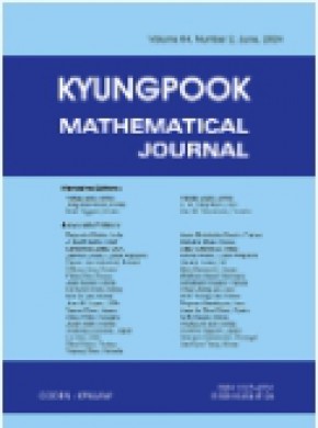 Kyungpook Mathematical Journal雜志