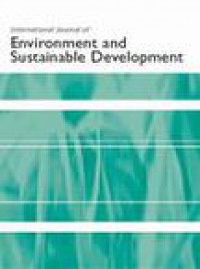International Journal Of Environment And Sustainable Development雜志