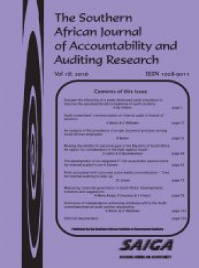 Southern African Journal Of Accountability And Auditing Research-sajaar雜志