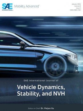Sae International Journal Of Vehicle Dynamics Stability And Nvh雜志
