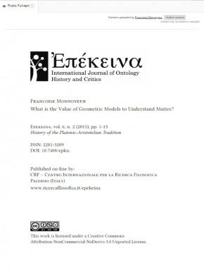 Epekeina-international Journal Of Ontology History And Critics雜志