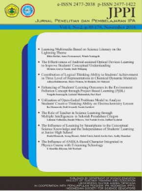 Jurnal Penelitian Dan Pembelajaran Ipa雜志