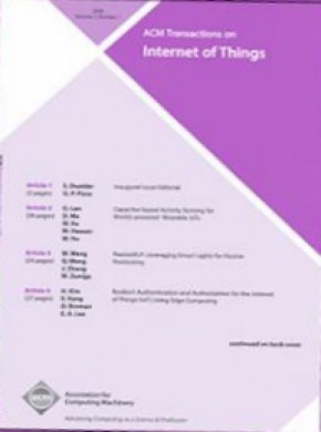 Acm Transactions On Internet Of Things雜志