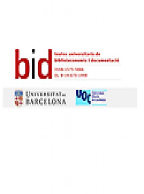 Bid-textos Universitaris De Biblioteconomia I Documentacio雜志