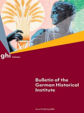Bulletin Of The German Historical Institute雜志