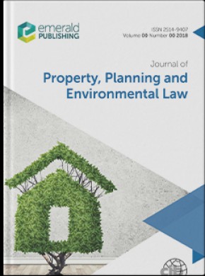 Journal Of Property Planning And Environmental Law雜志
